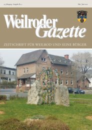 Weilroder Gazette Mai/Juni 2017