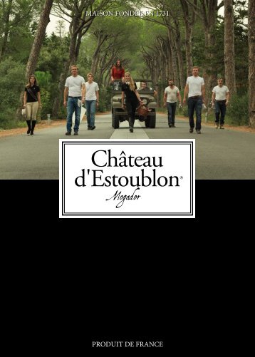 Chateau d Estoublon  Catalogue vins 2017 mail