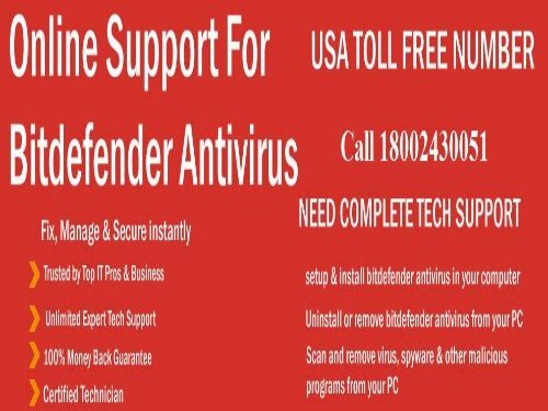 How to Resolve Bitdefender Error 100? 1(800) 243-0051 