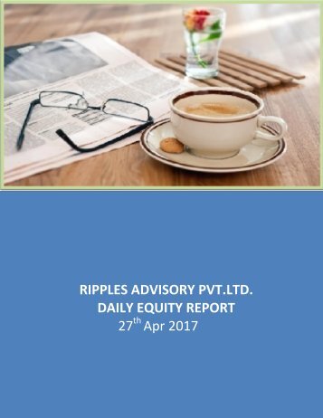 Daily Equity Report 27 April 2017, By Ripples Advisory