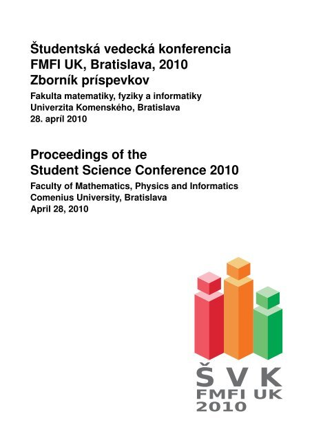 Obsah - Computational Biology @ Comenius University in Bratislava