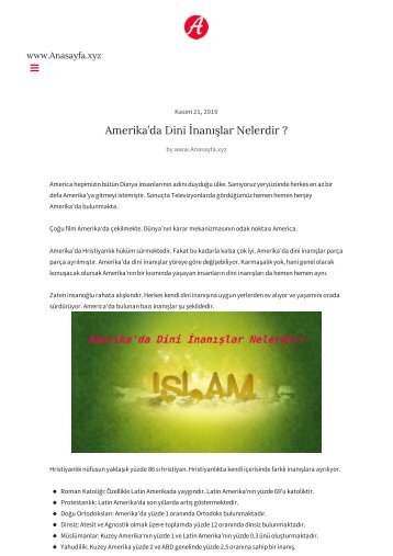 amerikada-dini-inanislar-nelerdir