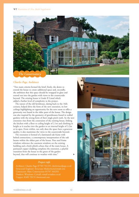 Wealden Times | WT183 | May 2017 | Restoration & New Build supplement inside