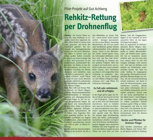 Tassilo, Ausgabe Mai/Juni 2017 - Das Magazin rund um Weilheim und die Seen