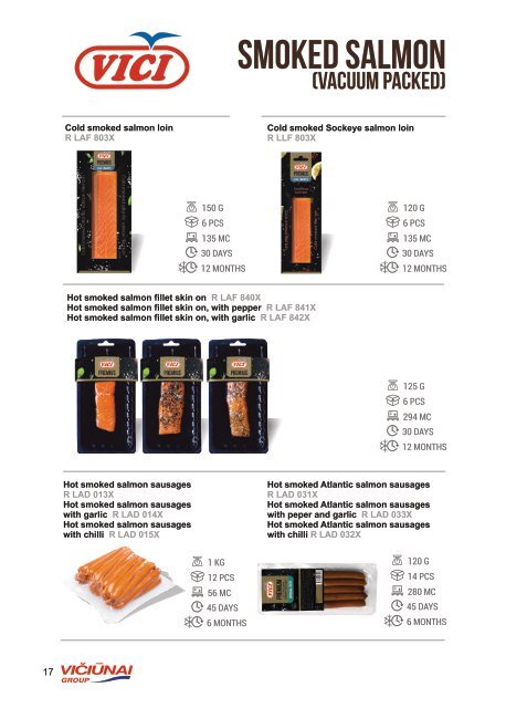 VICI catalogue 2018