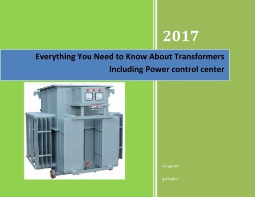 Everything You Need to Know About Transformers Including Power control center