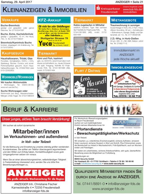 Anzeiger Ausgabe 17/17