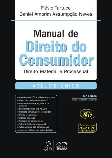 #Manual de Direito do Consumidor (2017) - Flávio Tartuce e Daniel Amorim Assumpsção Neves