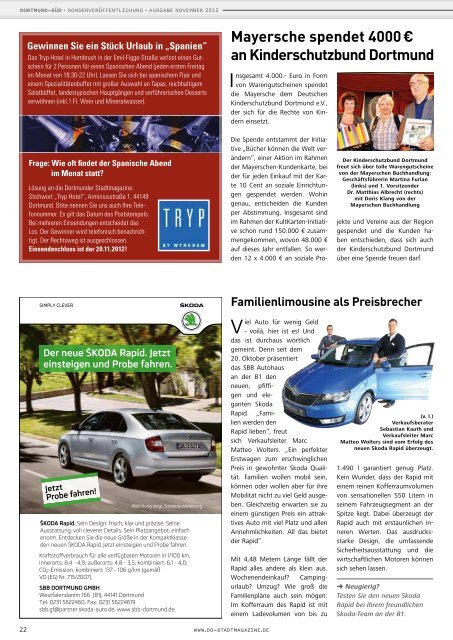 Wir in Hörde - Dortmunder & Schwerter Stadtmagazine