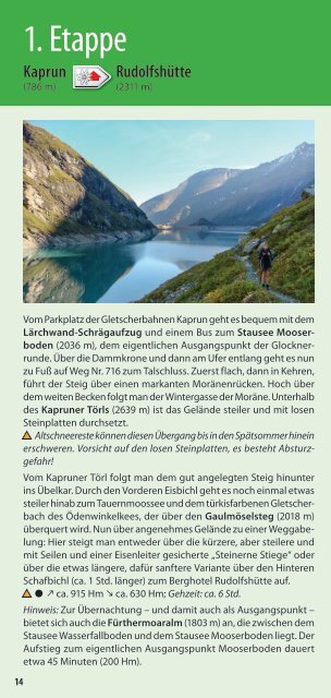 Großglocknerrunde Broschuere Osttirol_DE