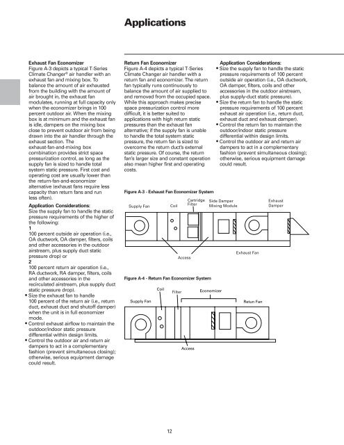 T-Series Climate Changer  ® Air Handlers  Sizes 3 through ... - Trane