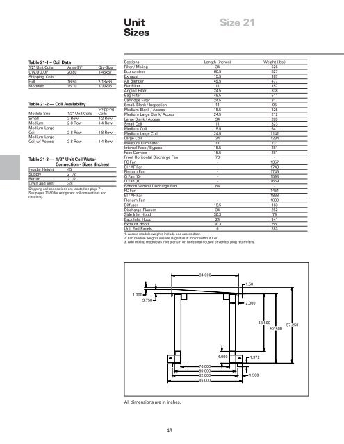 T-Series Climate Changer  ® Air Handlers  Sizes 3 through ... - Trane