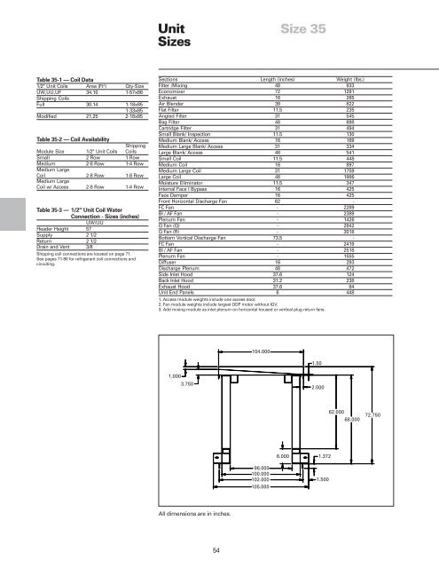 T-Series Climate Changer  ® Air Handlers  Sizes 3 through ... - Trane