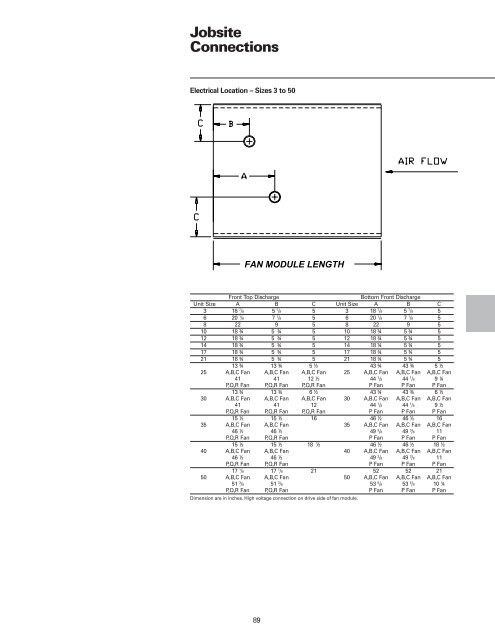 T-Series Climate Changer  ® Air Handlers  Sizes 3 through ... - Trane