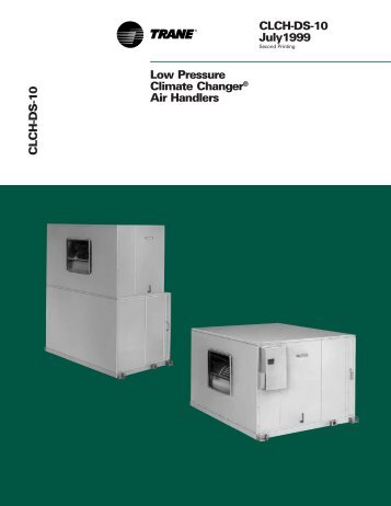 Performance Data Fan Curves Size 10 - Trane