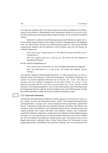 slavolinguistica 5 grammatik des polnischen - Das slavische Verb