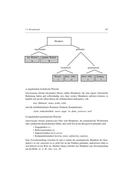 slavolinguistica 5 grammatik des polnischen - Das slavische Verb