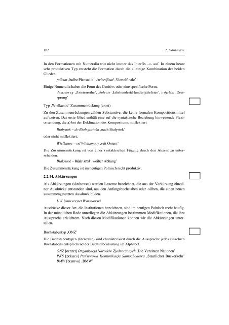 slavolinguistica 5 grammatik des polnischen - Das slavische Verb