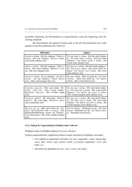 slavolinguistica 5 grammatik des polnischen - Das slavische Verb