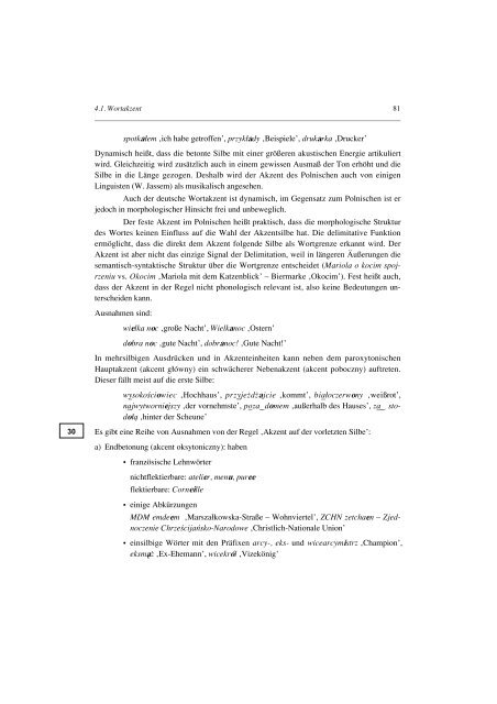 slavolinguistica 5 grammatik des polnischen - Das slavische Verb