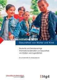 Landesinitiative NRW - Prävention NRW, Gesundheit & Lebensqualität