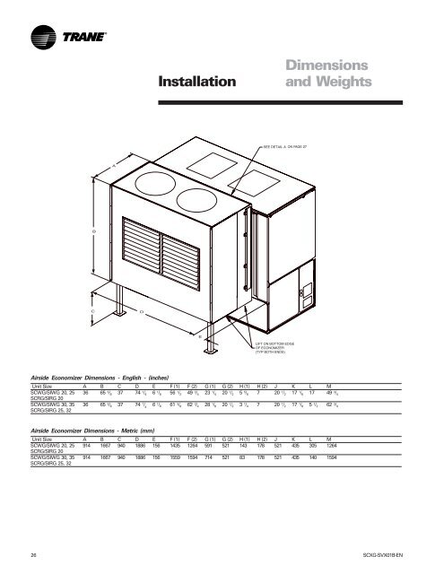 Installation, Owner, and Diagnostic Manual IntelliPak® - Trane