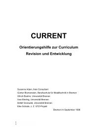 CURRENT Orientierungshilfe zur Curriculum Revision und - biat