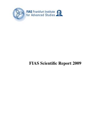 Ph.D. degrees received by FIAS/FIGSS students in the year 2009