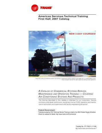 New 3-day courses! - Trane