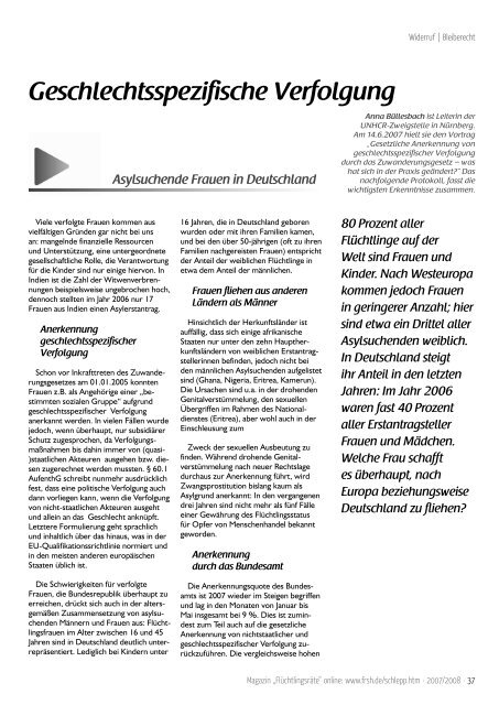 Heft als PDF - Pro Asyl