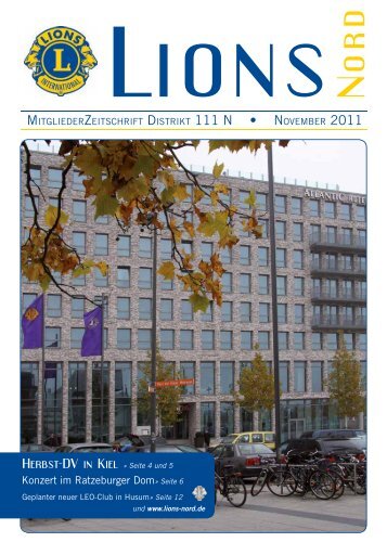 Seite 6 - zur Mitgliederzeitschrift LIONS NORD