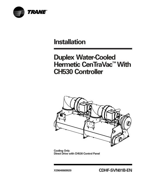 Trane Wiring Schematic