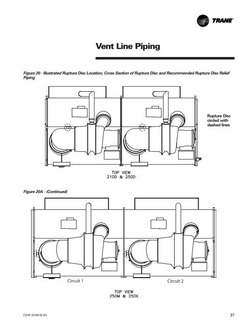 Trane Refrigerant Line Sizing Chart