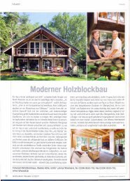 Moderner Holzblockbau - Fullwood