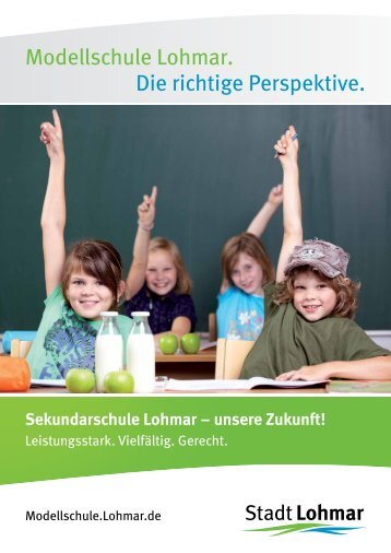 Sekundarschule Lohmar – unsere Zukunft! - Stadt Lohmar