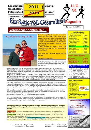 LLG St. Vereinsnachrichten 76-10 - LLG St. Augustin