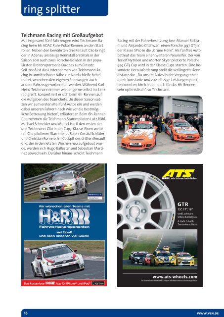 VLN Racing News (pdf)