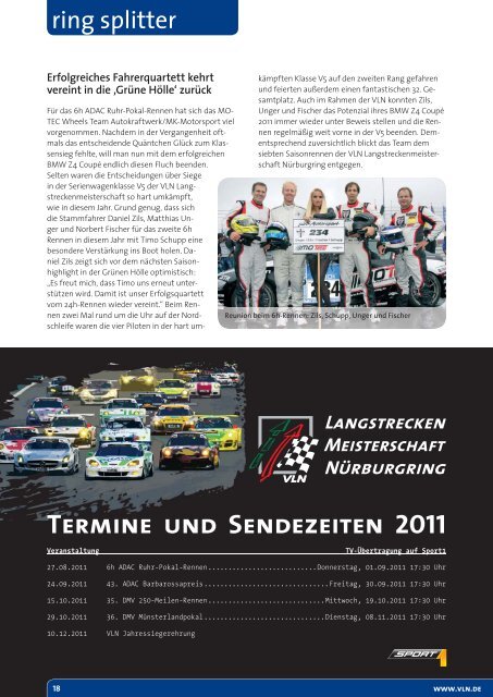 VLN Racing News (pdf)