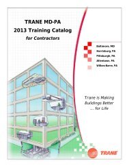 Course Descriptions - Trane