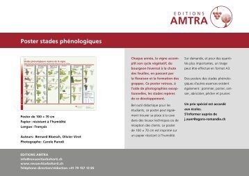 Poster stades phenologiques