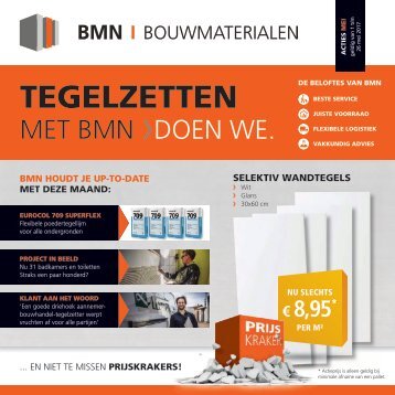 BMN krant - tegelzetten met bmn > doen we. Uitgave mei 2017