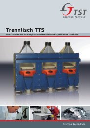 Trenntisch TTS - TrennSo-Technik