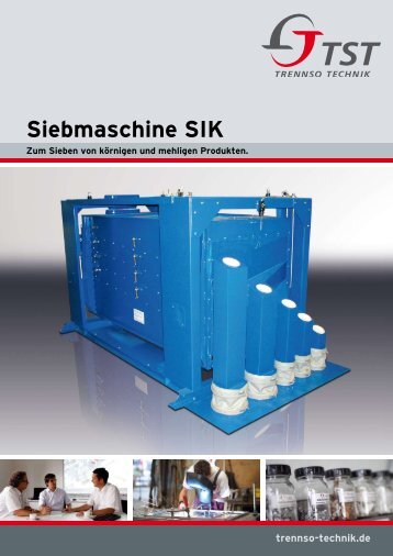 Siebmaschine SIK - TrennSo-Technik