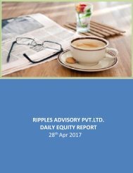 Daily Equity Report by Ripples Advisory 28th April 2017