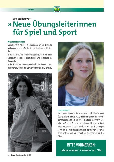 Horner Sportmagazin - Trenz AG