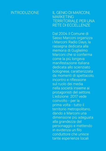 Programma Marconi Radio Days 2017