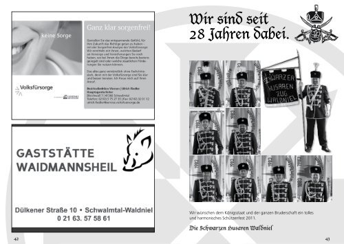 Tel.: 02163/983350 • Fax - Vereinigte Bruderschaft Waldniel