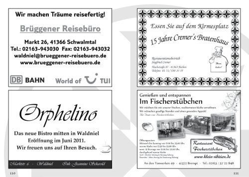 Tel.: 02163/983350 • Fax - Vereinigte Bruderschaft Waldniel