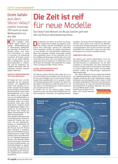 Logistik bewegt die Wirtschaft (2017)