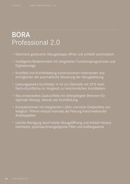 BORA Magazin – Deutsch